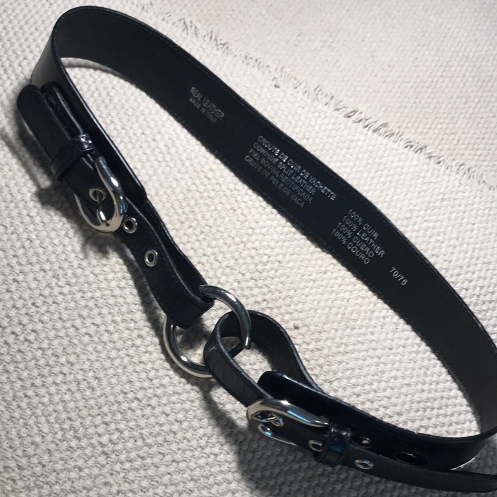 Good condition Italian leather belt size 10/12